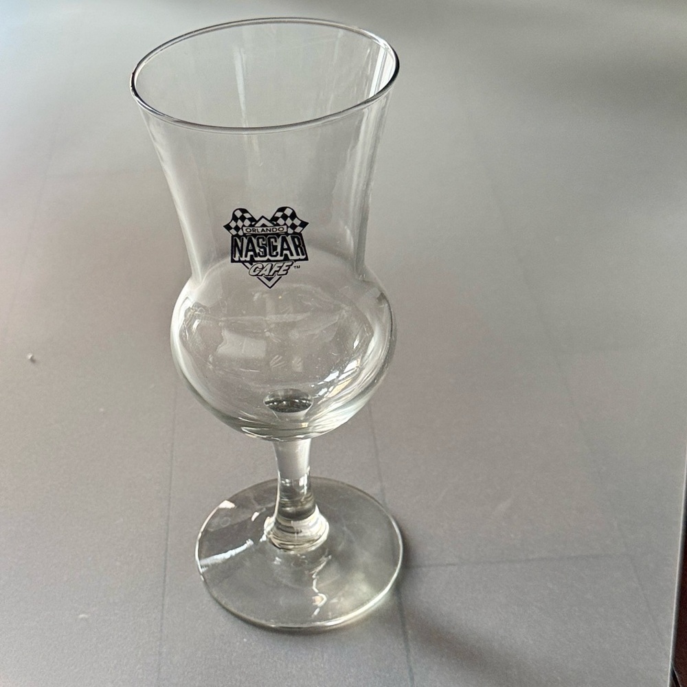 Collectible Souvenir NASCAR Cafe Orlando Hurricane Cocktail Glass